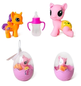 High quality of PVC plastic big egg evade glue with double wildebeest polyster lovely sit Ma Baoli b - OBL708241