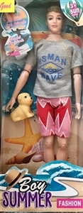 Surfing doll with animals - OBL708278