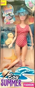 Surfing doll with animals - OBL708279