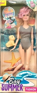 Surfing doll with animals - OBL708280