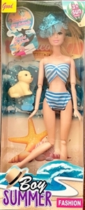 Surfing doll with animals - OBL708282