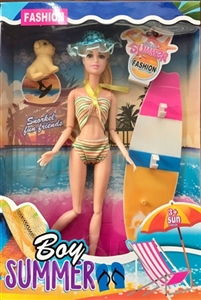 Baby animals with surf board - OBL708290