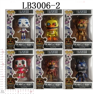 4-4.5 inch midnight harem of toy bear doll (shine, head movable) single box only six - OBL708396