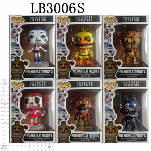 4-4.5 inch midnight harem of toy bear doll (head) in bulk - OBL708398