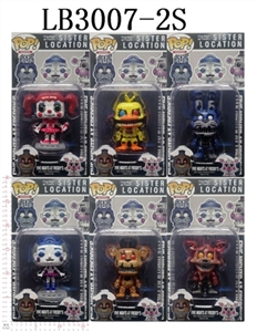 4-4.5 inch midnight harem of toy bear doll (shine, head movable) in bulk - OBL708402