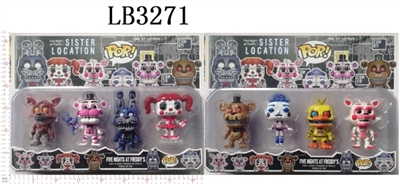 4-4.5 inch midnight harem of toy bear doll (head) with 2 paragraph 4 CARDS only - OBL708410