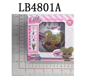 White gold 3.5 -inch surprise adult 3 generation of single pack the doll - OBL708495