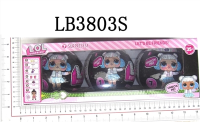 Black packaging 3.5 -inch doll surprise adult 3 generations in bulk - OBL708519