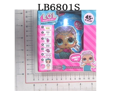 Mermaid packing 3.5 -inch doll surprise adult 3 generations in bulk - OBL708531