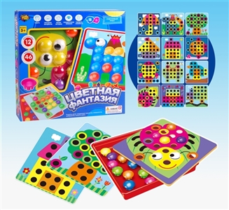Russian mushrooms nails puzzle (including 12 card) - OBL708552