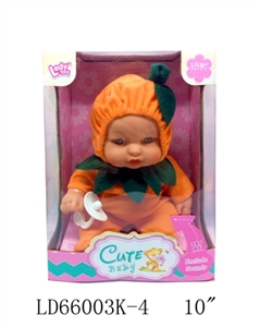 10 inch 12 functions orange doll accessories - OBL708809