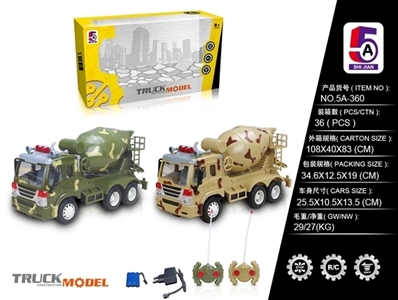 Four-way remote control car engineering cement (bag) - OBL709023