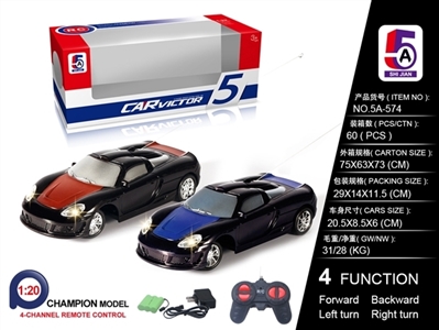 1: porsche remote control car (packet) - OBL709046