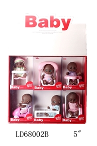 Black doll six pack 5