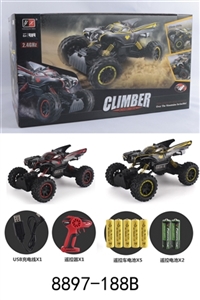 2.4 GHz 1:12 all-wheel-drive batman climbing package electric car English 2 grain of AA 6 v battery  - OBL709227