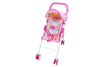 14 doll and baby sunshade trolley - OBL709398