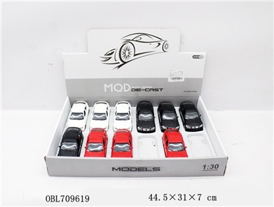 1:30 simulation alloy pulls open music lights X6 BMW  12pcs - OBL709619