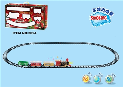 Christmas electric rail train - OBL709654