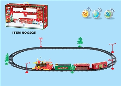 Christmas electric rail train - OBL709655