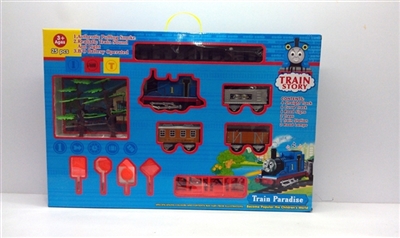 Electric rail train music smoke - OBL709669