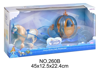 Small pumpkin static horse/no doll - OBL709771