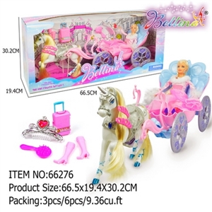 29 cm batinna dolls princess carriage and accessories - OBL709912