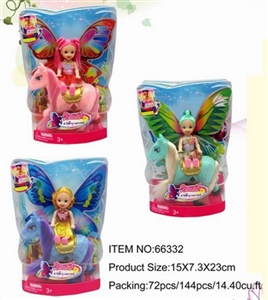 Three little princess and horses - OBL709920