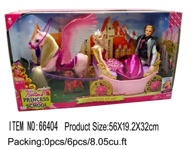 The carriage with the princess and prince doll series - OBL709922