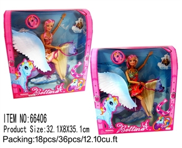 Fashion doll to ride a horse (doll hands 360 RPM) - OBL709924