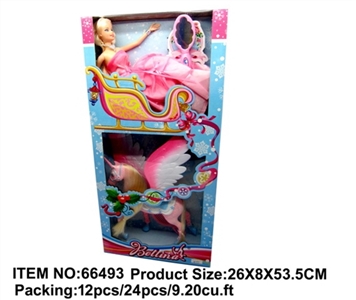 Batinna princess with pegasus and accessories - OBL709955