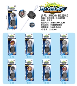 爆裂陀螺+拉尺发射器       8款混装 - OBL709968
