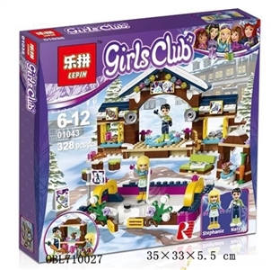 Girl series - ski resorts skating rink - OBL710027