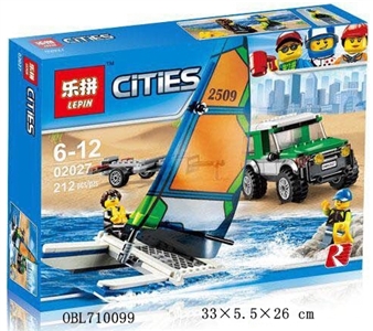 City series - buggies and catamaran sailboat - OBL710099