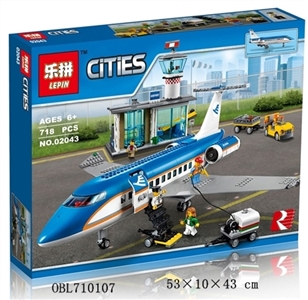 City series - the airport terminal building plane - OBL710107