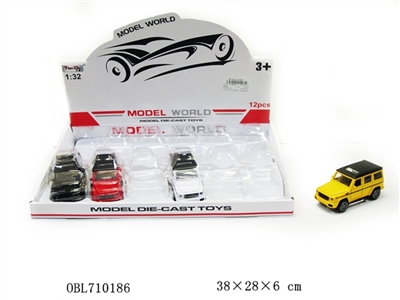 1:32 simulation Mercedes G550 back to two alloy car to open the door with the light music - OBL710186