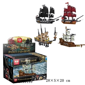 Pirates of the Caribbean miniature ship a small box, display box 4 4 mixed loading, - OBL710199