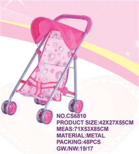 14 doll and baby sunshade trolley (iron) - OBL710358