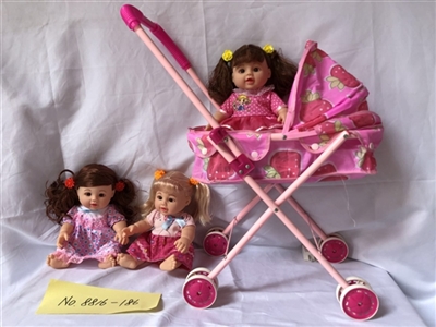 13 inch evade glue fair young with four tones of IC with three conventional iron cart - OBL710586
