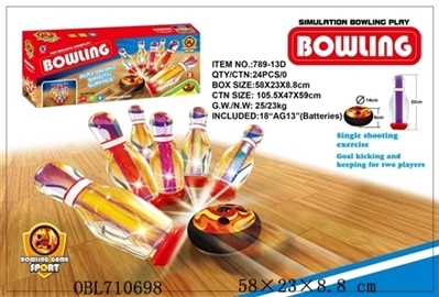 Bowling bump floating ice hockey 18 AG13 battery - OBL710698