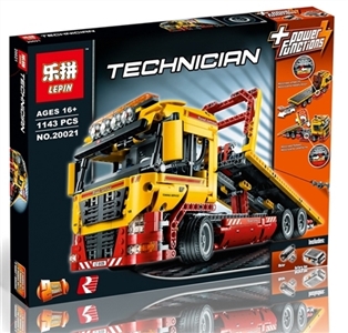 Machinery group - electric flatbed trailer truck - OBL710823