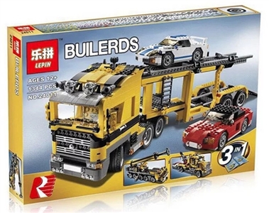 3 in 1 truck on the highway - OBL710948