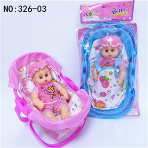 Shopping basket/cradle doll - OBL711170