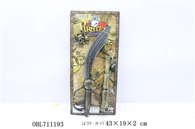 Pirates of the knife Binoculars with earrings - OBL711193