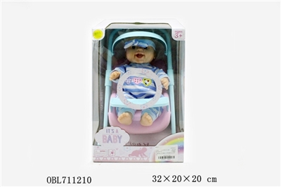 Window box 12 inch BB doll with cart (12 sound IC) - OBL711210