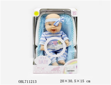 Window box 12 inch BB doll with safety chair (12 sound IC) - OBL711213