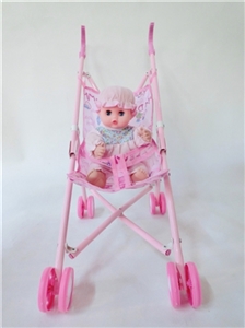 Pink iron toy cart (baby) - OBL711347