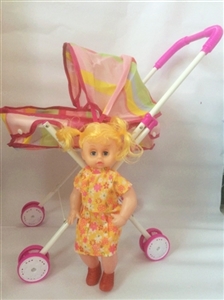 White tube rainbow color iron toy cart with Eva wow - OBL711387