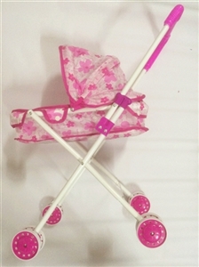 White tube red pattern iron toy cart - OBL711388