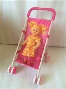 Mei red iron toy cart with Eva - OBL711425