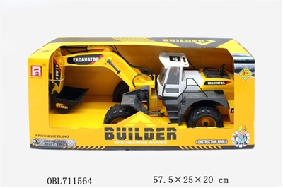 Large sliding four-wheel excavator - OBL711564